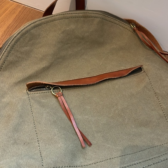 Madewell Canvas & Leather Backpack - Picture 2 of 10